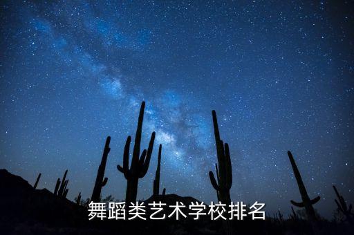 舞蹈类艺术学校排名