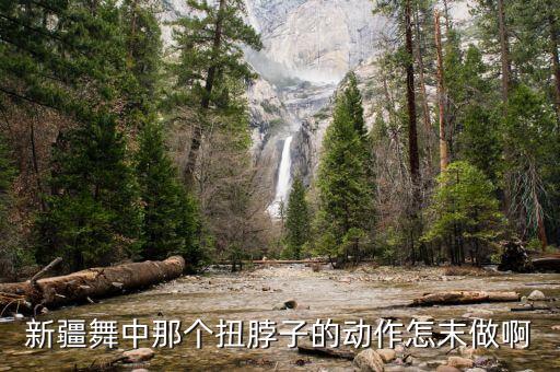 新疆舞中那个扭脖子的动作怎末做啊