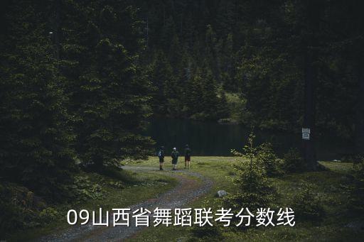 09山西省舞蹈联考分数线