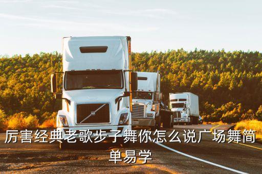 厉害经典老歌步子舞你怎么说广场舞简单易学