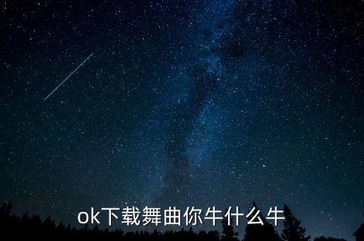 ok下载舞曲你牛什么牛