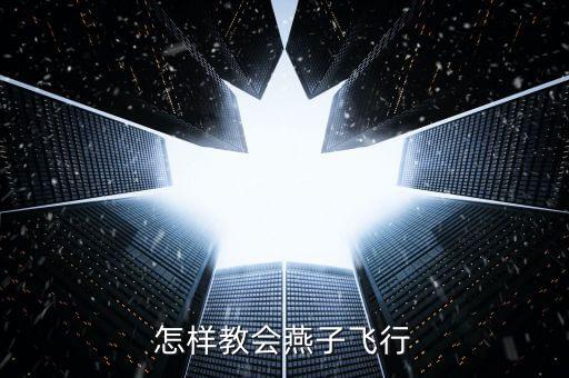 怎样教会燕子飞行
