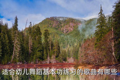 适合幼儿舞蹈基本功练习的歌曲有哪些
