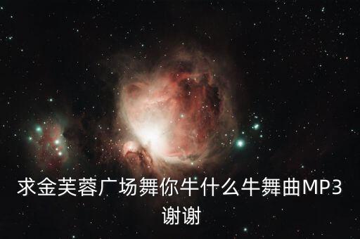 求金芙蓉广场舞你牛什么牛舞曲MP3 谢谢