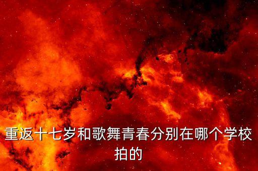 重返十七岁和歌舞青春分别在哪个学校拍的