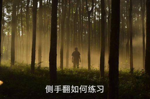 如何快速学会侧手翻，侧手翻如何练习