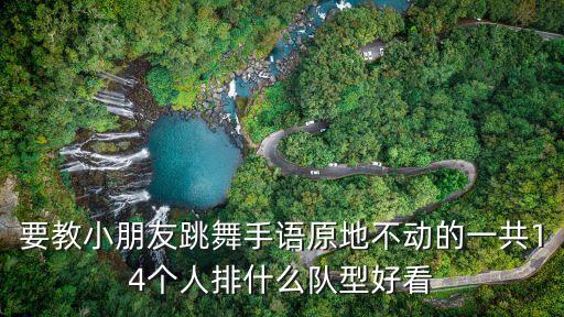 要教小朋友跳舞手语原地不动的一共14个人排什么队型好看