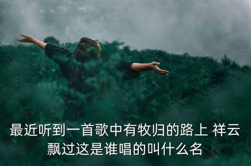 路中飘过的云是什么歌，心痛像碎片埋在漫漫长夜里面路中飘过的云烟 什么歌的歌词