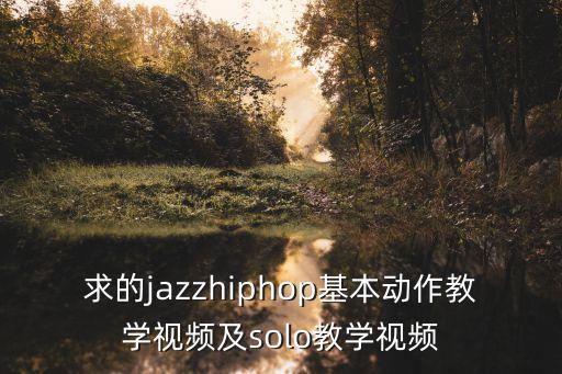 求的jazzhiphop基本动作教学视频及solo教学视频