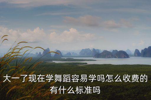 舞蹈培训班收费标准价格表图片，学现代舞的学费大概是多少