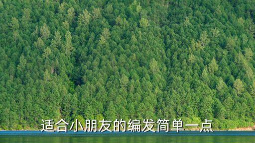 适合小朋友的编发简单一点