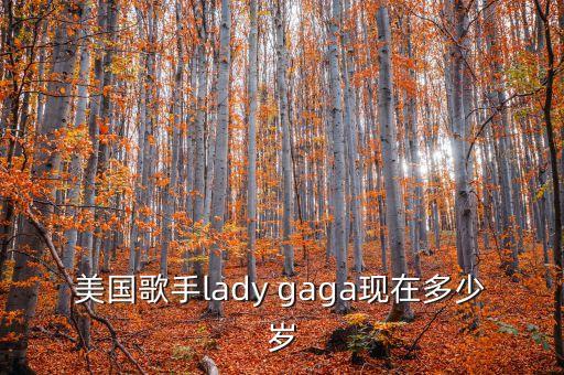 美国歌手lady gaga现在多少岁