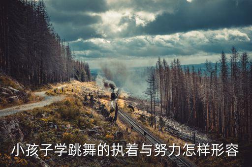 小孩子学跳舞的执着与努力怎样形容