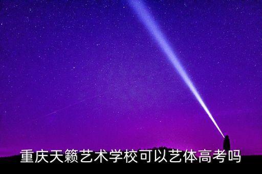 重庆天籁艺术学校可以艺体高考吗