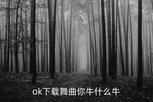 ok下载舞曲你牛什么牛