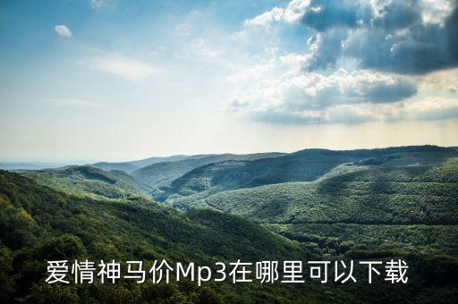 爱情神马价Mp3在哪里可以下载