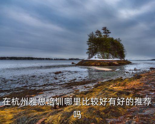 在杭州雅思培训哪里比较好有好的推荐吗