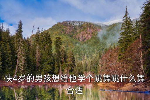 快4岁的男孩想给他学个跳舞跳什么舞合适