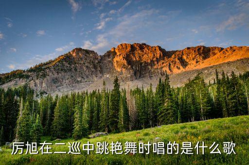 厉旭在二巡中跳艳舞时唱的是什么歌