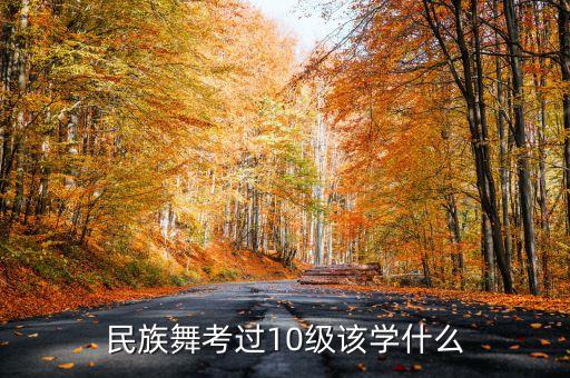 民族舞考过10级该学什么