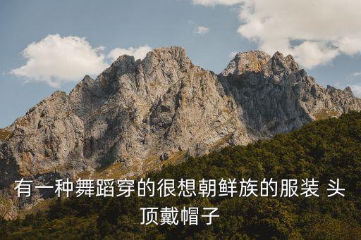 有一种舞蹈穿的很想朝鲜族的服装 头顶戴帽子