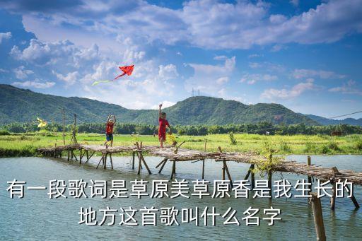 有一段歌词是草原美草原香是我生长的地方这首歌叫什么名字