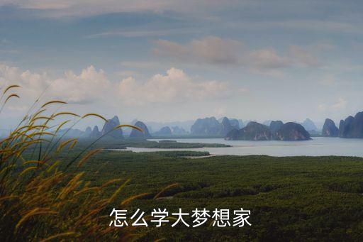 大梦想家的舞蹈怎么做，怎么学大梦想家