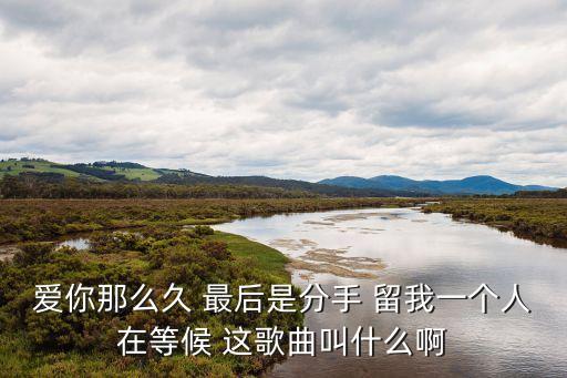 冰雪 爱你那么久什么歌，爱你那么久 最后是分手 留我一个人在等候 这歌曲叫什么啊