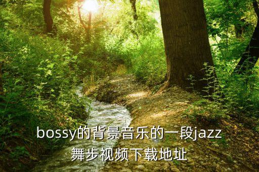 鬼步舞贝塔是什么音乐，bossy的背景音乐的一段jazz舞步视频下载地址