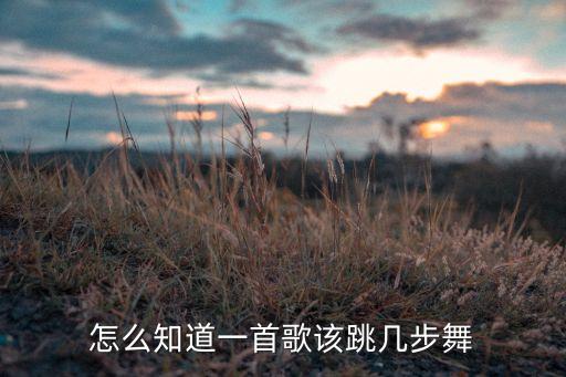 怎么知道一首歌该跳几步舞