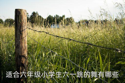适合六年级小学生六一跳的舞有哪些