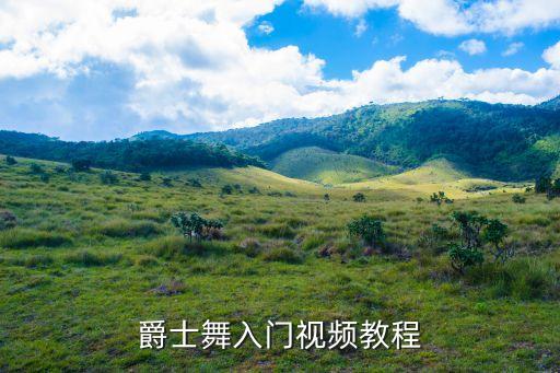 爵士舞入门视频教程