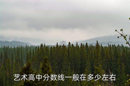 中考舞蹈艺考分数线高吗，艺术高中分数线一般在多少左右