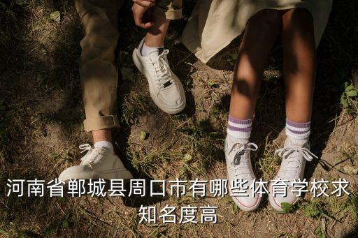 河南省郸城县周口市有哪些体育学校求知名度高