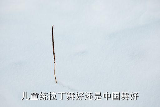 儿童练拉丁舞好还是中国舞好