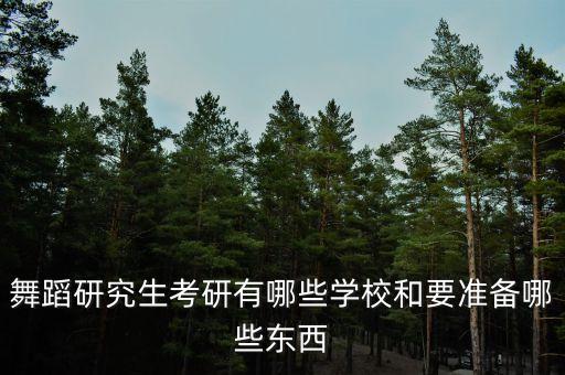 舞蹈研究生院校有哪些，有哪些大学招生舞蹈编导研究生