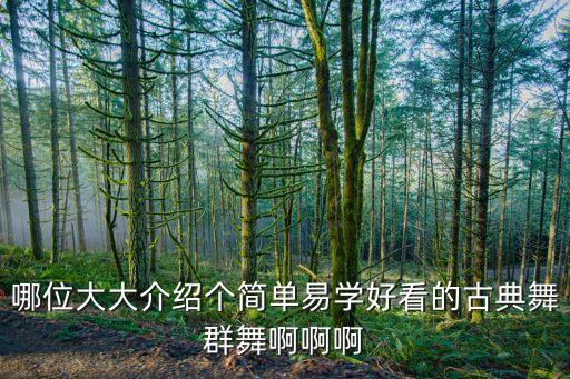 中国古典舞儿童群舞，简单易学的古典群舞