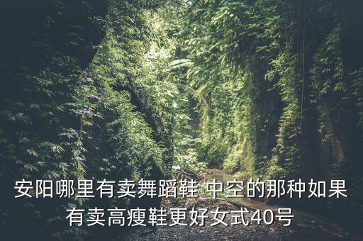 安阳哪里有卖舞蹈鞋 中空的那种如果有卖高瘦鞋更好女式40号