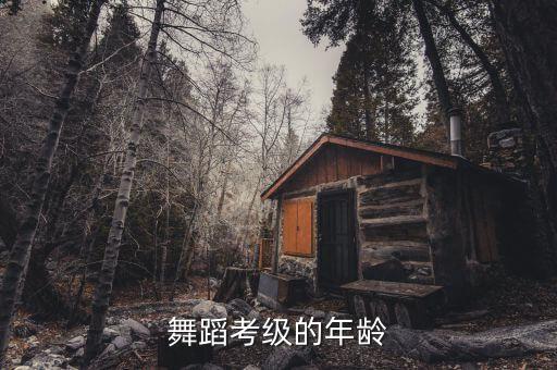 舞蹈考级的年龄