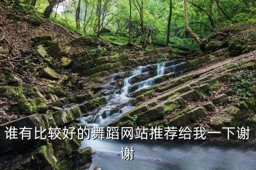 谁有比较好的舞蹈网站推荐给我一下谢谢