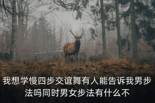 怎么踩慢四交谊舞点，我想学慢四步交谊舞有人能告诉我男步法吗同时男女步法有什么不