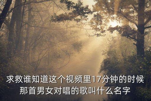 阿哥阿妹原唱男女对唱视频，国语男女对唱