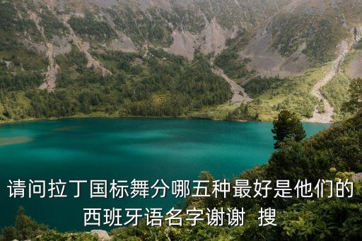 请问拉丁国标舞分哪五种最好是他们的西班牙语名字谢谢  搜