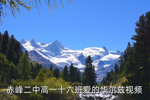 爱的华尔兹舞蹈视频完整版教程，赤峰二中高一十六班爱的华尔兹视频