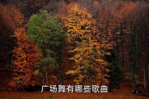广场舞歌曲广场舞歌曲，广场舞好听的歌曲有那些