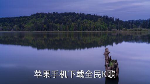 苹果手机下载全民K歌
