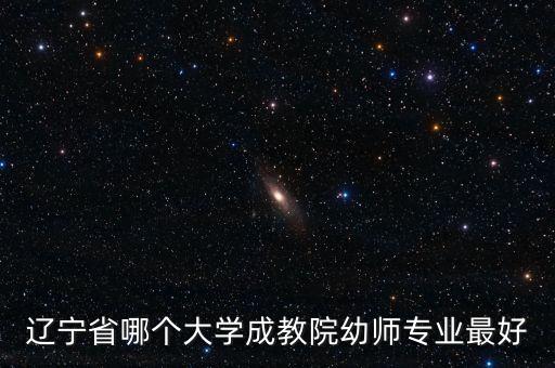 辽宁省哪个大学成教院幼师专业最好