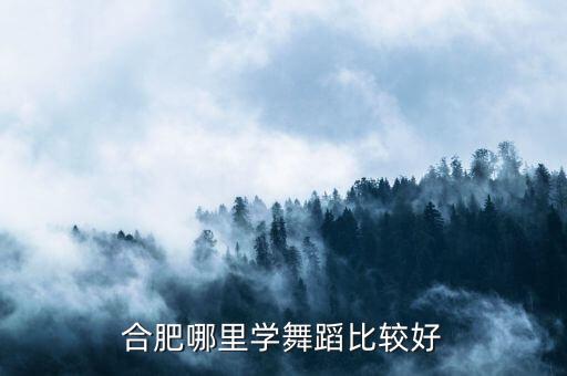 合肥哪里学舞蹈比较好