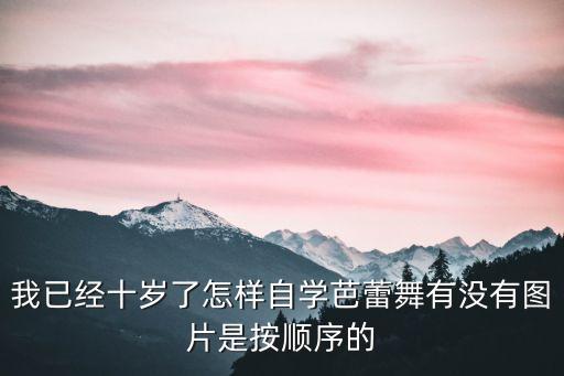 我已经十岁了怎样自学芭蕾舞有没有图片是按顺序的