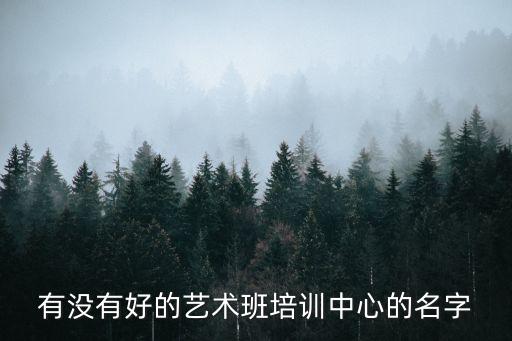 有没有好的艺术班培训中心的名字